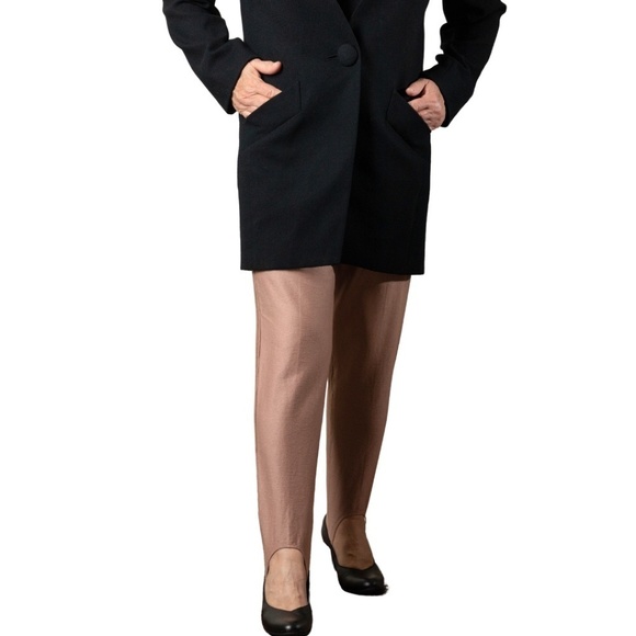 Nick Osborne High Waisted Stirrup Pants Size 6 Pink Balletcore Coquette Fairy - Picture 4 of 8